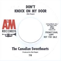 Canadian Sweethearts: Don't Knock On My Door US promo 7-inch