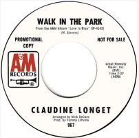 Claudine Longet: Walk In the Park US promo 7-inch