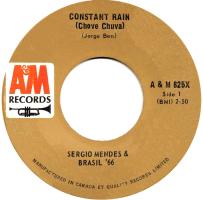 Sergio Mendes & Brasil '66: Constant Rain Canada 7-inch