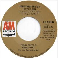 Tommy Boyce & Bobby Hart: Sometimes She's a Little Girl Canada 7-inch