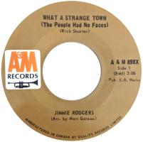 Jimmie Rodgers: What a Strange Town Canada 7-inch