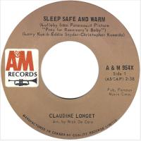 Claudine Longet: Sleep Safe and Warm Canada 7-inch