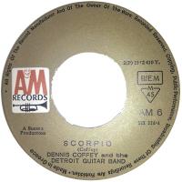 Dennis Coffey & the Detroit Guitar Band: Scorpio 7-inch