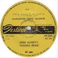 Herb Alpert & the Tijuana Brass: Marching Thru Madrid New Zealand 7-inch
