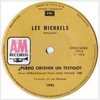 Lee Michaels: Can I Get a Witness Argentina 7-inch