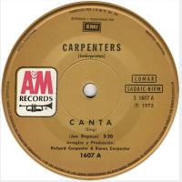Carpenters: Sing Argentina 7-inch