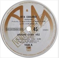 Rita Coolidge: Love Me Again Argentina promo 7-inch