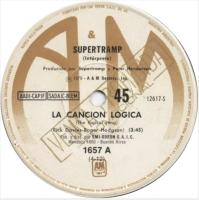 Supertramp: The Logical Song Argentina promo 7-inch