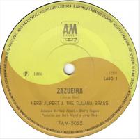 Herb Alpert & the Tijuana Brass: Zazueira Brazil 7-inch