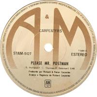 Carpenters: Please Mr. Postman Brazil 7-inch