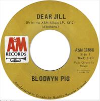 Blodwyn Pig: Dear Jill Canada 7-inch