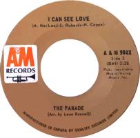 Parade: I Can See Love Canada 7-inch
