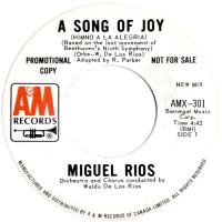 Miguel Rios: A Song Of Joy Canada promo 7-inch