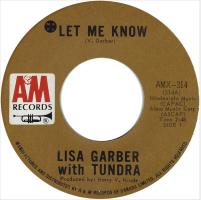 Lisa Garber: Let Me Know Canada 7-inch