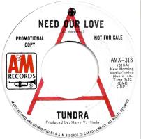 Tundra: Need Our Love Canada promo 7-inch