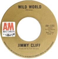 Jimmy Cliff: Wild World Canada 7-inch