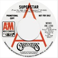 Carpenters: Superstar Canada promo 7-inch