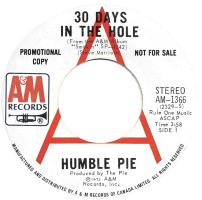 Humble Pie: 30 Days In the Hole Canada promo 7-inch