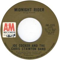 Joe Cocker: Midnight Rider Canada 7-inch