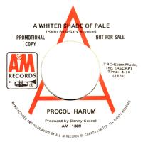 Procol Harum: A Whiter Shade Of Pale Canada promo 7-inch