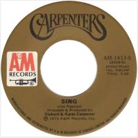 Carpenters: Sing Canada 7-inch