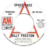 Billy Preston: Space Race Canada promo 7-inch