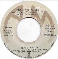 Hoyt Axton: Boney Fingers Canada promo 7-inch