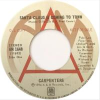 Carpenters: Santa Claus Is Coming to Town Canada promo 7-inch