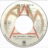 Captain & Tennille: Love Will Keep Us Together Canada promo 7-inch