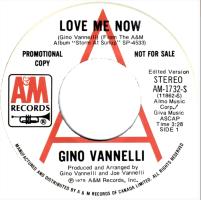 Gino Vannelli: Love Me Now Canada promo 7-inch
