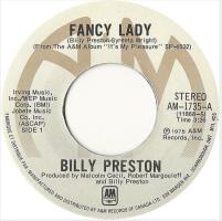 Billy Preston: Fancy Lady Canada 7-inch