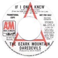Ozark Mountain Daredevils: If I Only Knew Canada promo 7-inch