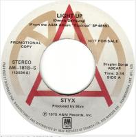 Styx: Light Up Canada promo 7-inch