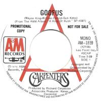 Carpenters: Goofus Canada promo 7-inch