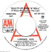 Lorence Hud: Guilty Of Rock 'N' Roll Canada promo 7-inch