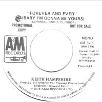 Keith Hampshire: Forever and Ever Canada promo 7-inch
