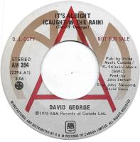 David George: It's Alright Canada promo 7-inch