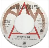 Lorence Hud: Flashing Signs and Neon Lights Canada promo 7-inch