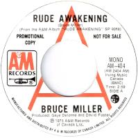 Bruce Miller: Rude Awakening Canada promo 7-inch