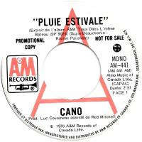 CANO: Pluie Estivale Canada promo 7-inch