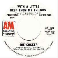 Joe Cocker: With a Little Help From My Friends Canada promo 7-inch