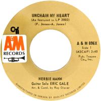 Herbie Mann: Unchain My Heart Canada 7-inch