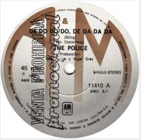 Police: De Do Do Do, De Da Da Da Chile promo 7-inch