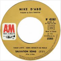 Michael D'Abo: Salvation Song France 7-inch