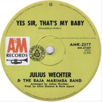 Baja Marimba Band: Yes Sir, That's My Baby New Zealand 7-inch