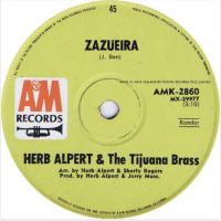 Herb Alpert & the Tijuana Brass: Zazueira New Zealand 7-inch