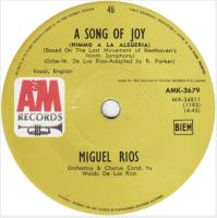 Miguel Rios: Song Of Joy New Zealand 7-inch