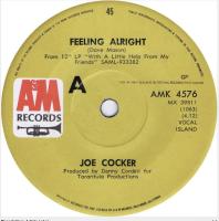 Joe Cocker: Feeling Alright New Zealand 7-inch