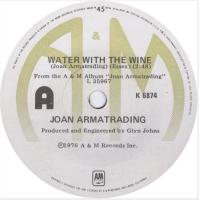 Joan Armatrading: Water With the Wine New Zealand 7-inch