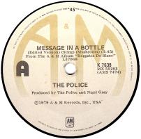 Police: Message In a Bottle New Zealand 7-inch